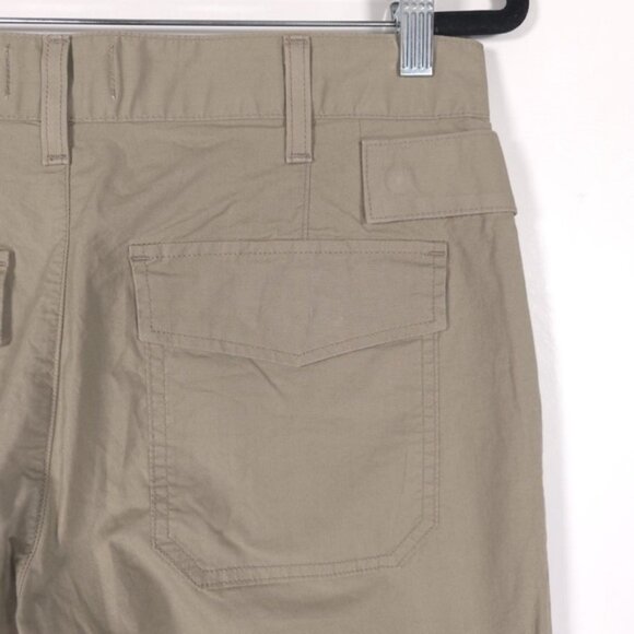 AGOLDE Women’s Pants Tan Stretch Cotton Daria Utility Cargo Cropped Size 27 - Picture 14 of 16
